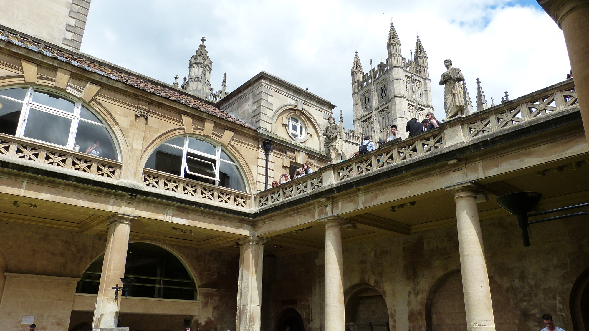 Roman baths terrace