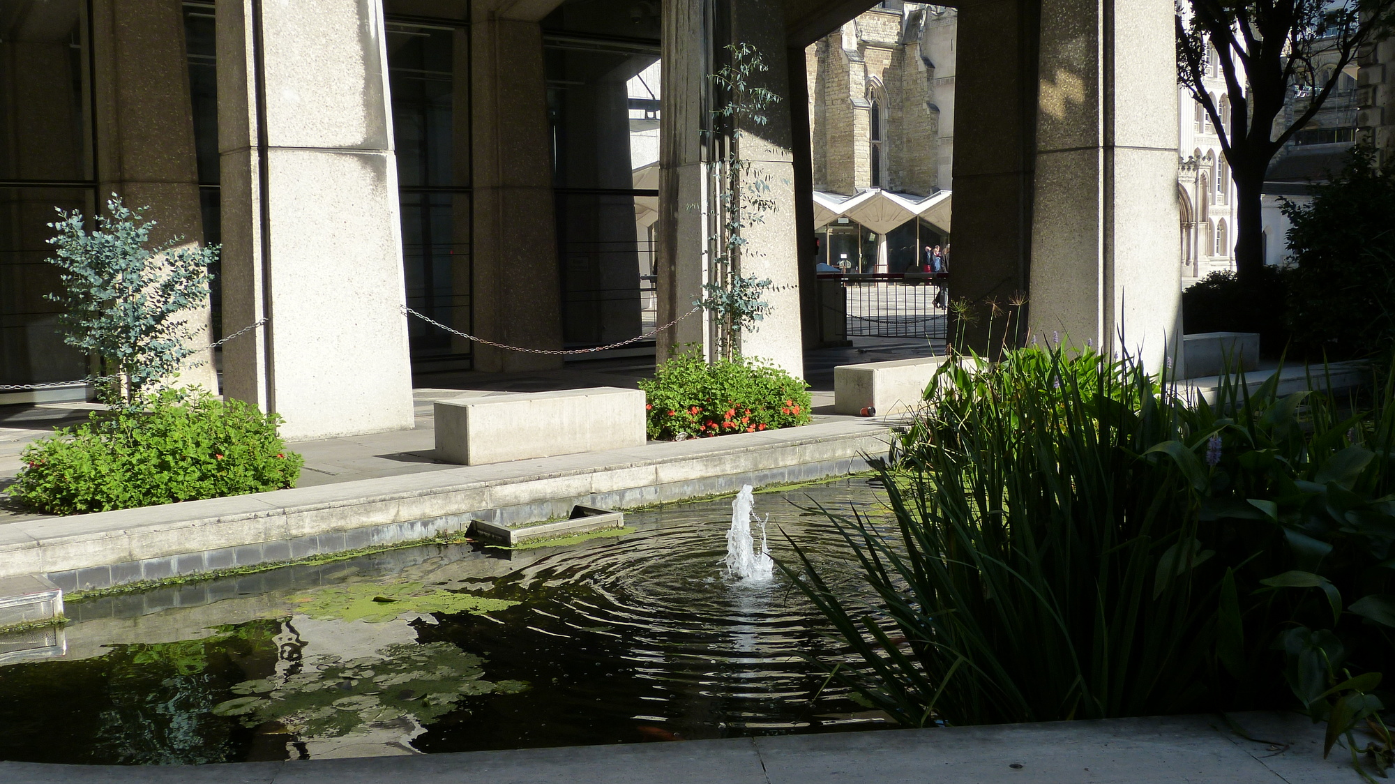 Fountain outside