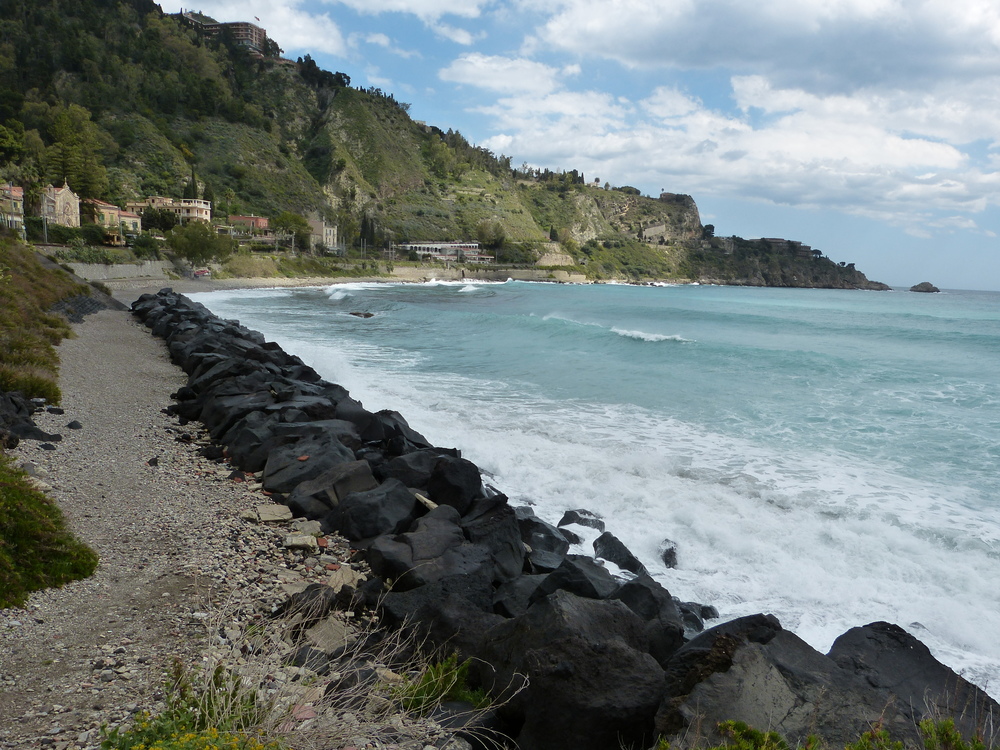 Shoreline at Taormina